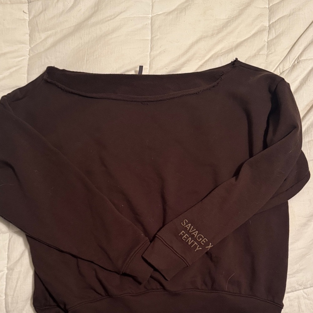 Savage X Fenty Brown Sweatshirt